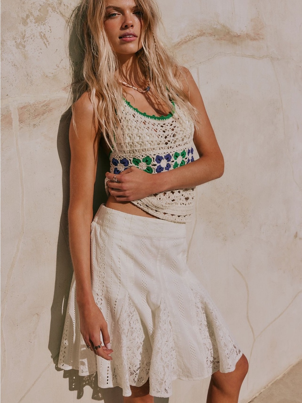NWOT Free People Melody Midi Skirt — S